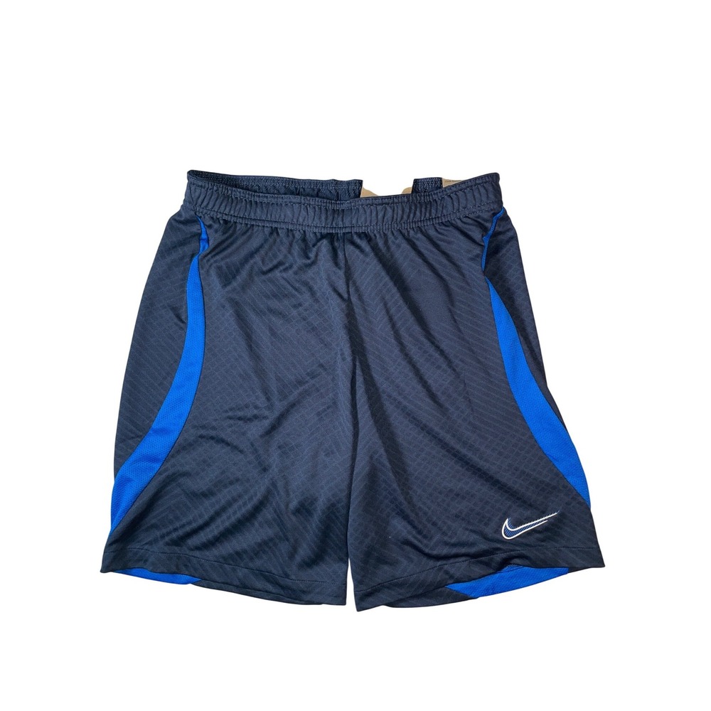 Nike Dri-FIT Mens Soccer Training Shorts Navy Blue Slim Fit Small New